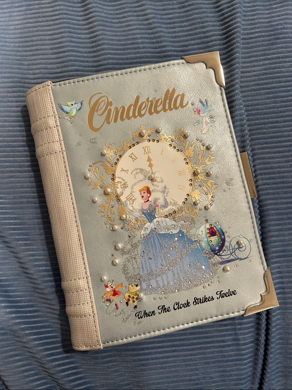 Disney ALDO Cinderella Story Book 2 Clutch Pouch Crossbody Bag